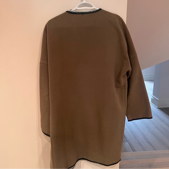 GILBERT Beige Peacoat Style Jacket - Size L - Picture 4 of 4